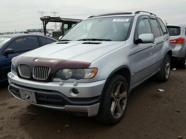 5UXFB93502LN79510 - 2002 BMW X5 4.6IS SILVER photo 2