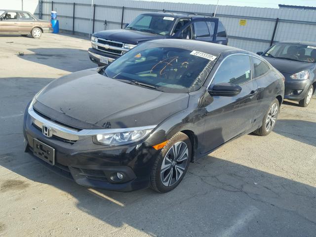 2HGFC3B73HH355007 - 2017 HONDA CIVIC EXL BLACK photo 2