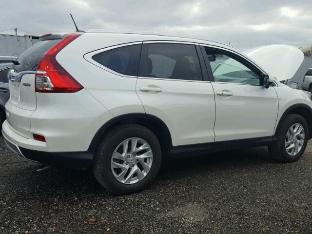 5J6RM4H79GL037460 - 2016 HONDA CR-V EXL WHITE photo 4