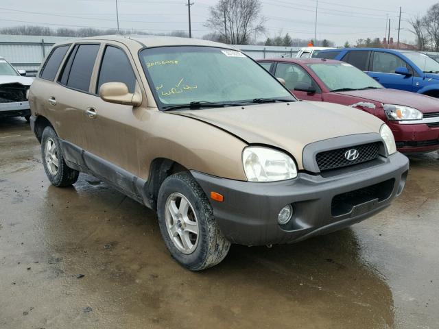 KM8SC13E84U636432 - 2004 HYUNDAI SANTA FE G BROWN photo 1