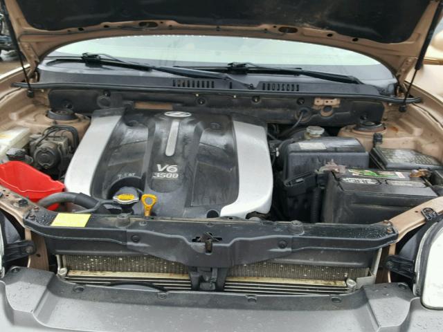 KM8SC13E84U636432 - 2004 HYUNDAI SANTA FE G BROWN photo 7