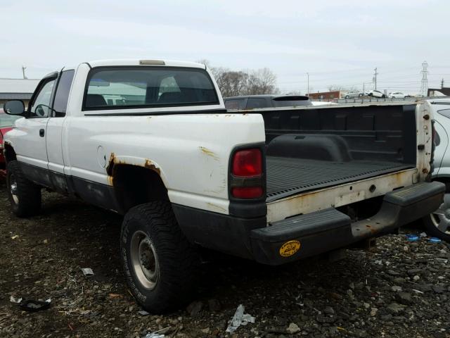 1B7KF23Z6YJ173041 - 2000 DODGE RAM 2500 WHITE photo 3