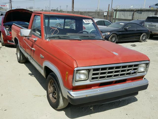 1FTCR10T2HUD13977 - 1987 FORD RANGER RED photo 1