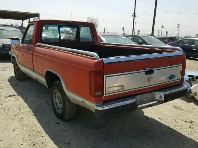 1FTCR10T2HUD13977 - 1987 FORD RANGER RED photo 3