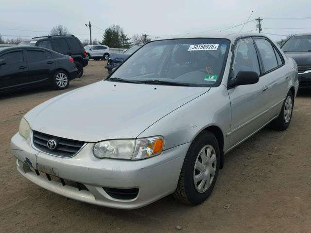 2T1BR12EX2C544270 - 2002 TOYOTA COROLLA CE SILVER photo 2