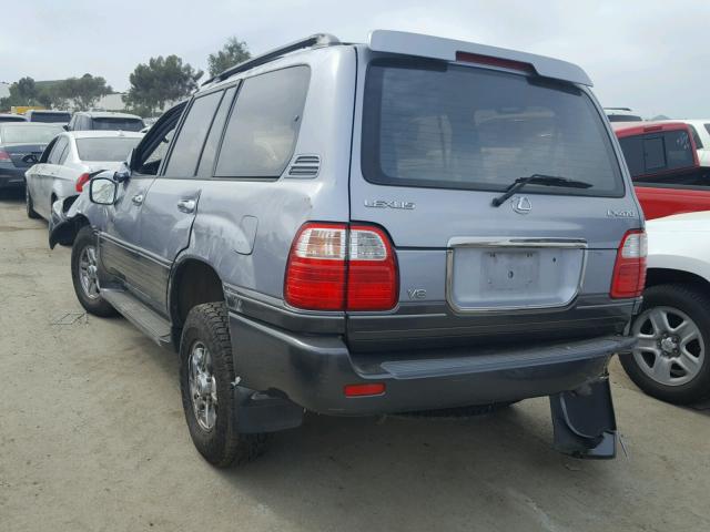 JTJHT00W723522332 - 2002 LEXUS LX 470 BLUE photo 3