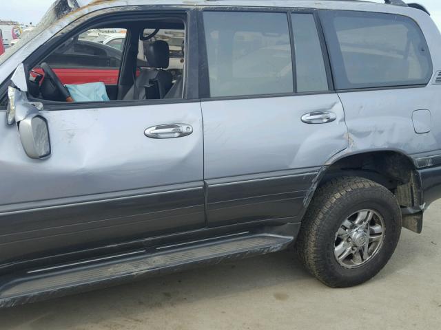 JTJHT00W723522332 - 2002 LEXUS LX 470 BLUE photo 9