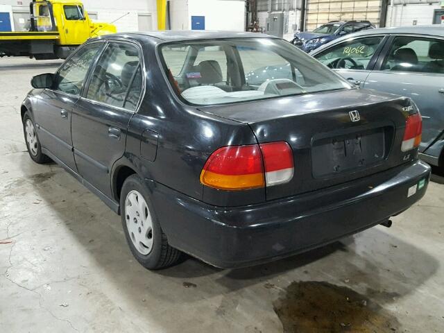 JHMEJ6579VS006613 - 1997 HONDA CIVIC LX BLACK photo 3