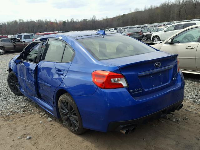 JF1VA1B65H9808335 - 2017 SUBARU WRX BLUE photo 3