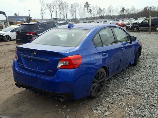 JF1VA1B65H9808335 - 2017 SUBARU WRX BLUE photo 4