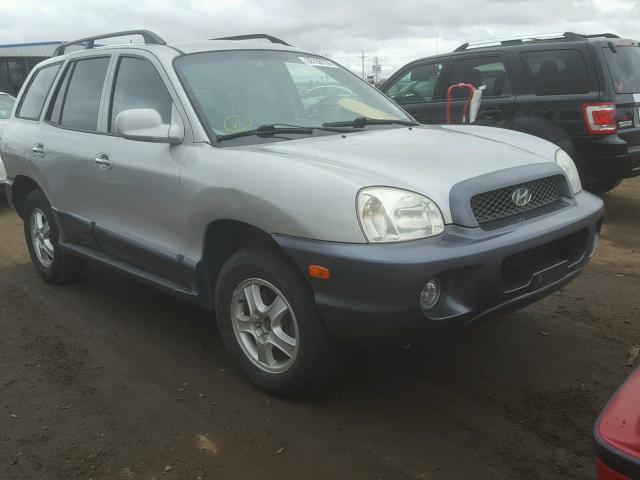 KM8SC73E03U538304 - 2003 HYUNDAI SANTA FE G SILVER photo 1