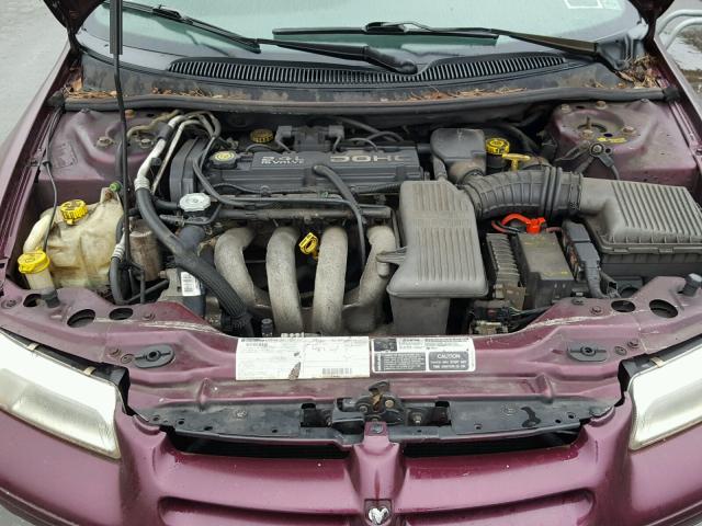 1B3EJ46XXXN650659 - 1999 DODGE STRATUS BURGUNDY photo 7