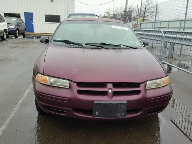 1B3EJ46XXXN650659 - 1999 DODGE STRATUS BURGUNDY photo 9