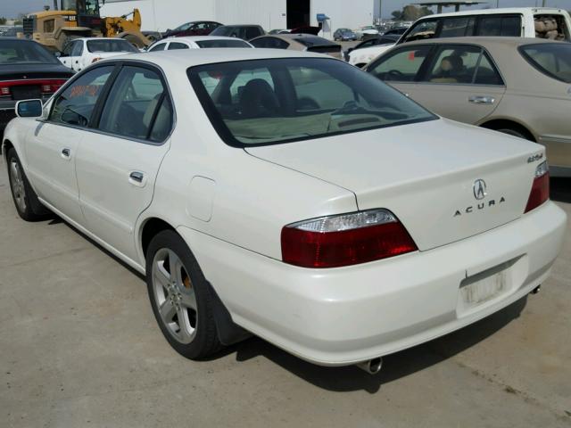 19UUA56802A050954 - 2002 ACURA 3.2TL TYPE WHITE photo 3