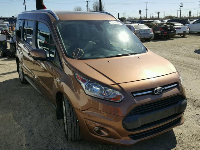 NM0GE9G77E1154713 - 2014 FORD TRANSIT CO BROWN photo 1