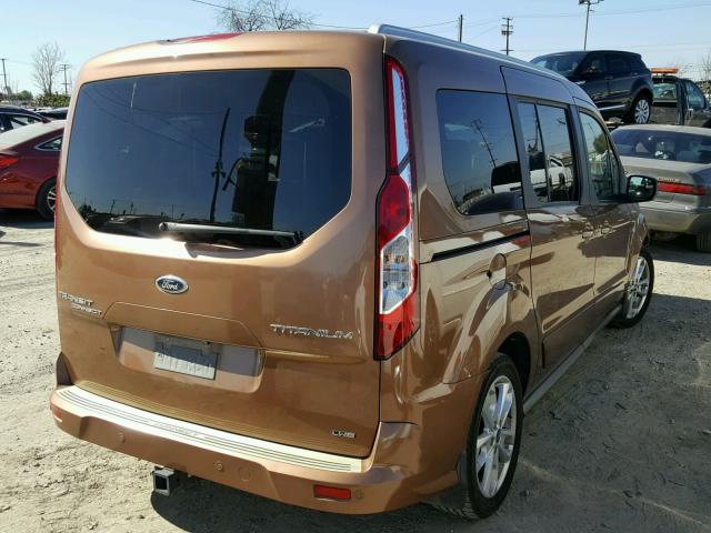 NM0GE9G77E1154713 - 2014 FORD TRANSIT CO BROWN photo 4