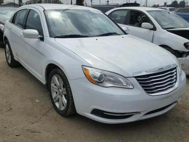 1C3CCBAB3DN669375 - 2013 CHRYSLER 200 LX WHITE photo 1