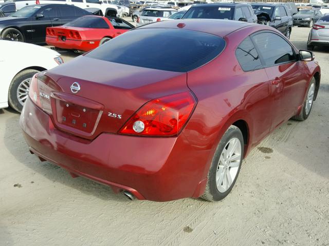 1N4AL2EP0DC275603 - 2013 NISSAN ALTIMA S RED photo 4