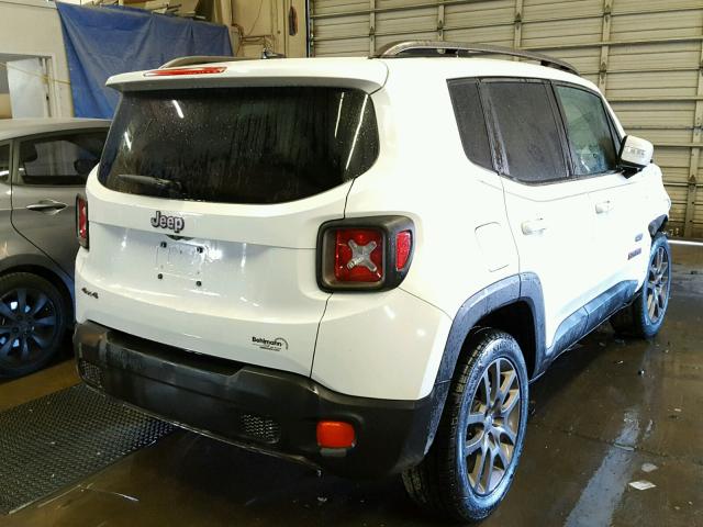 ZACCJBBT2GPC89111 - 2016 JEEP RENEGADE L WHITE photo 4