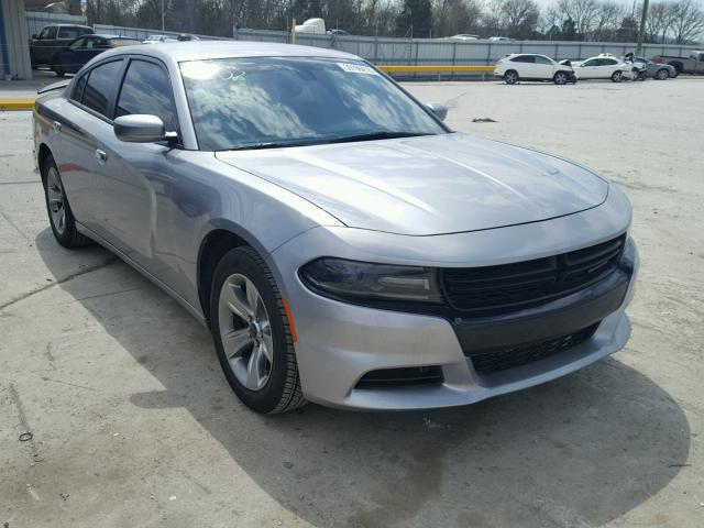 2C3CDXHG3FH778121 - 2015 DODGE CHARGER SX SILVER photo 1