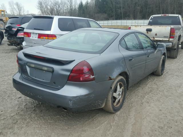 2G2WP522141257443 - 2004 PONTIAC GRAND PRIX GRAY photo 4