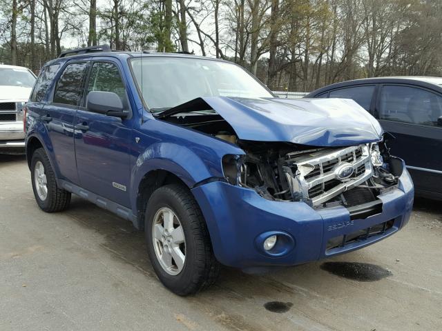 1FMCU03198KD84393 - 2008 FORD ESCAPE XLT BLUE photo 1