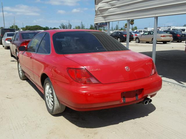 19UYA2253XL008091 - 1999 ACURA 3.0CL Rojo foto 3