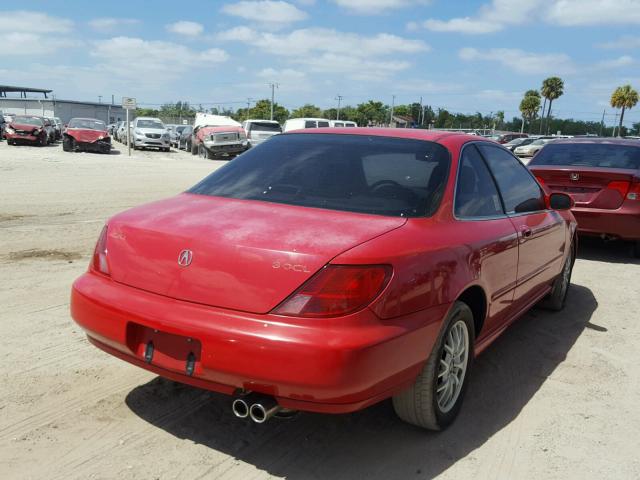 19UYA2253XL008091 - 1999 ACURA 3.0CL Rojo foto 4