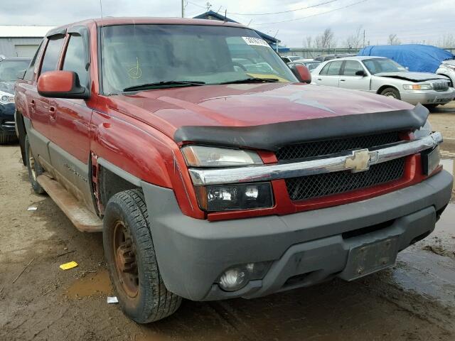 3GNGK23G62G174352 - 2002 CHEVROLET AVALANCHE ORANGE photo 1