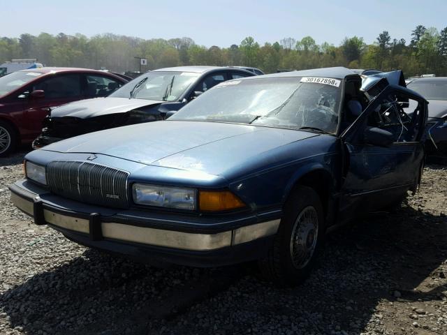 2G4WB14W1J1528060 - 1988 BUICK REGAL CUST BLUE photo 2