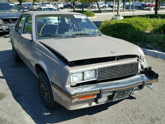 1G6AG69P7EJ409281 - 1984 CADILLAC CIMARRON BROWN photo 1