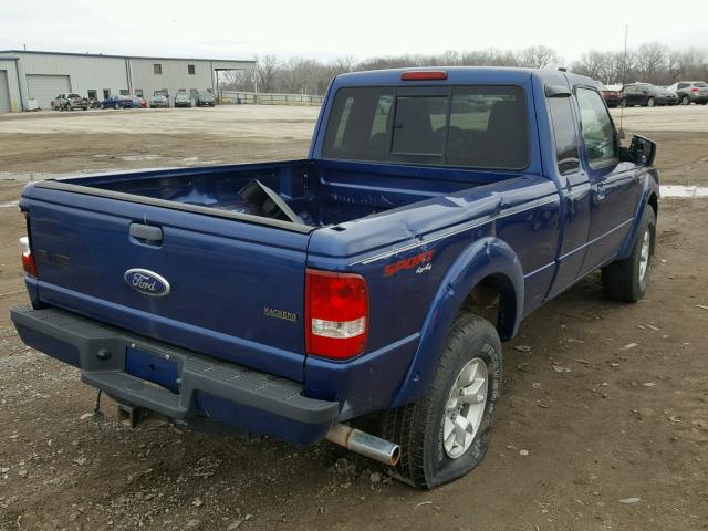 1FTLR4FE3APA67469 - 2010 FORD RANGER SUP BLUE photo 4