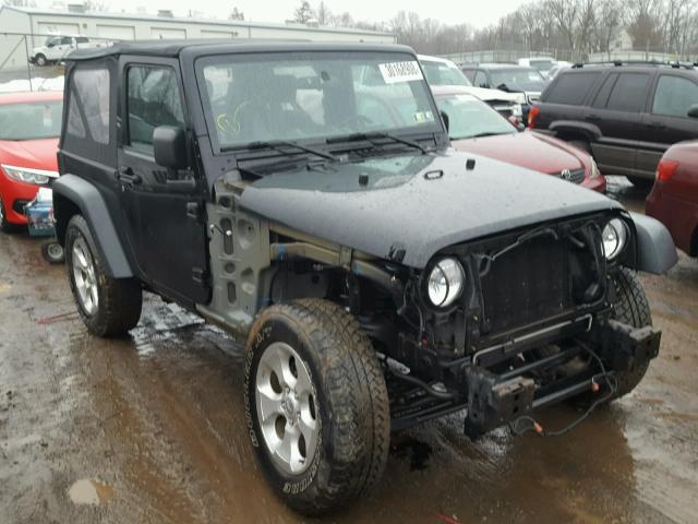 1J4AA2D12AL166370 - 2010 JEEP WRANGLER S BLACK photo 1