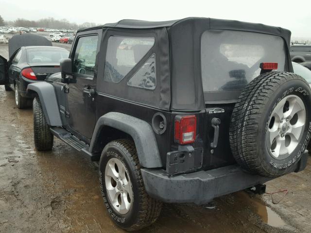 1J4AA2D12AL166370 - 2010 JEEP WRANGLER S BLACK photo 3