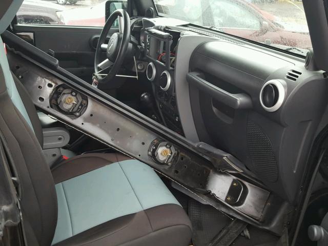 1J4AA2D12AL166370 - 2010 JEEP WRANGLER S BLACK photo 5