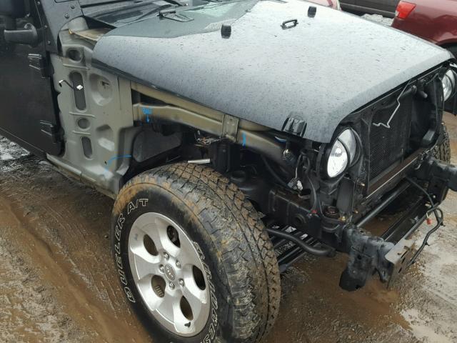 1J4AA2D12AL166370 - 2010 JEEP WRANGLER S BLACK photo 9