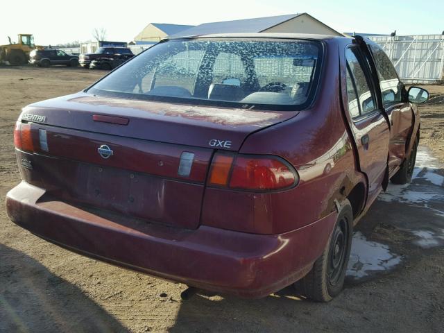 3N1AB41D9VL018095 - 1997 NISSAN SENTRA XE RED photo 4