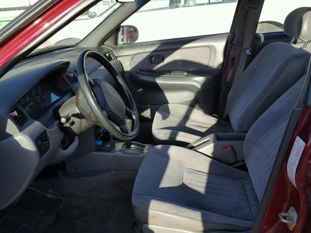 3N1AB41D9VL018095 - 1997 NISSAN SENTRA XE RED photo 5