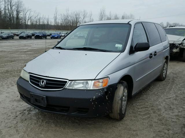 5FNRL18544B067471 - 2004 HONDA ODYSSEY LX SILVER photo 2