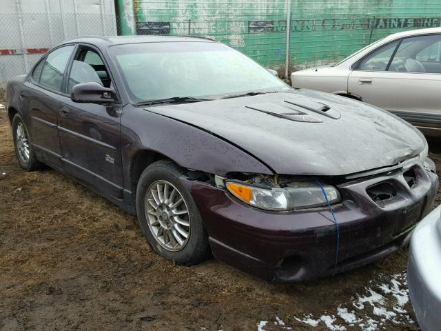 1G2WR52142F207059 - 2002 PONTIAC GRAND PRIX MAROON photo 1