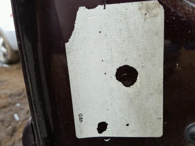 1G2WR52142F207059 - 2002 PONTIAC GRAND PRIX მუქწითელი ფოტო 10