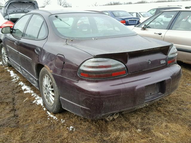 1G2WR52142F207059 - 2002 PONTIAC GRAND PRIX მუქწითელი ფოტო 3