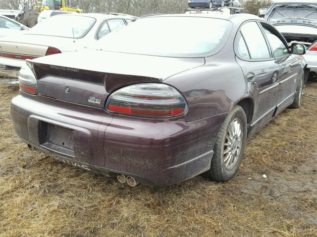 1G2WR52142F207059 - 2002 PONTIAC GRAND PRIX მუქწითელი ფოტო 4