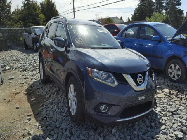 5N1AT2MV1GC804230 - 2016 NISSAN ROGUE S BLUE photo 1