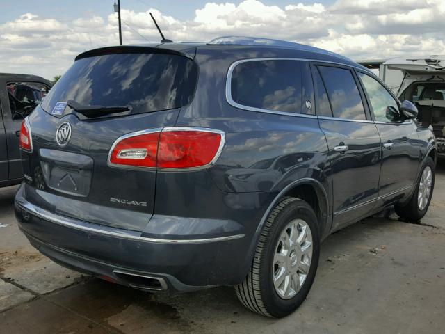 5GAKRBKD0EJ322120 - 2014 BUICK ENCLAVE GRAY photo 4