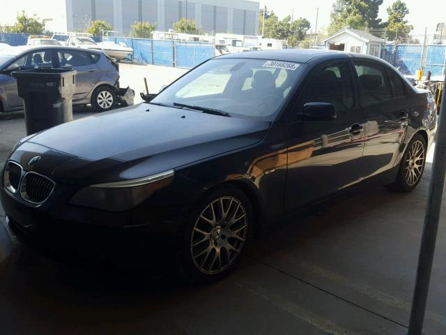 WBANB33585B089401 - 2005 BMW 545 I BLACK photo 2