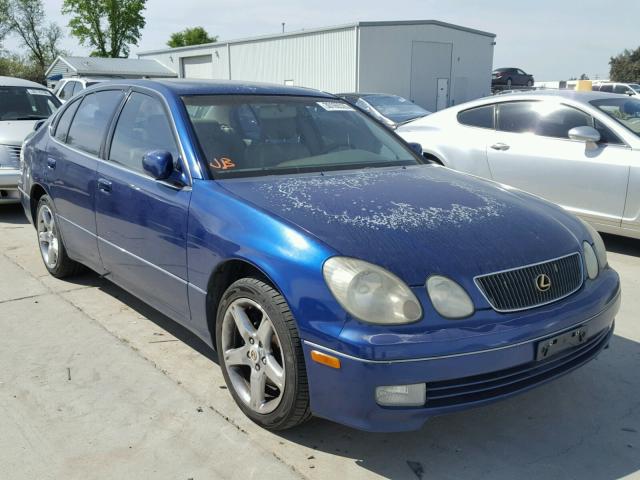 JT8BH68X4W0006459 - 1998 LEXUS GS 400 BLUE photo 1