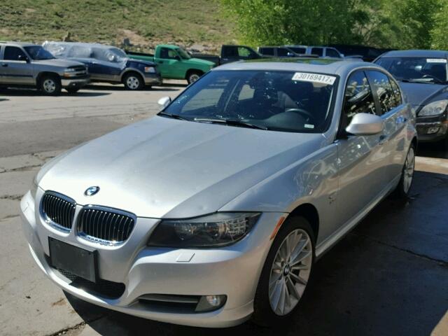 WBAPL5C53BA742123 - 2011 BMW 335 XI SILVER photo 2