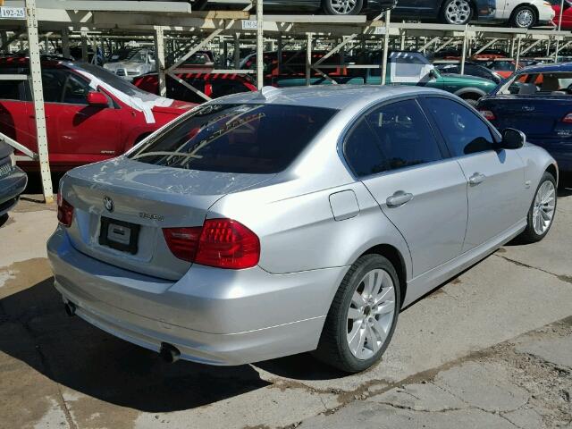 WBAPL5C53BA742123 - 2011 BMW 335 XI Արծաթագույն լուսանկար 4