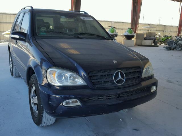 4JGAB54E82A318149 - 2002 MERCEDES-BENZ ML 320 BLUE photo 1